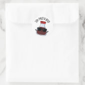 Soy-phisticated Funny Soy Sauce Pun Ronde Sticker (Tas)