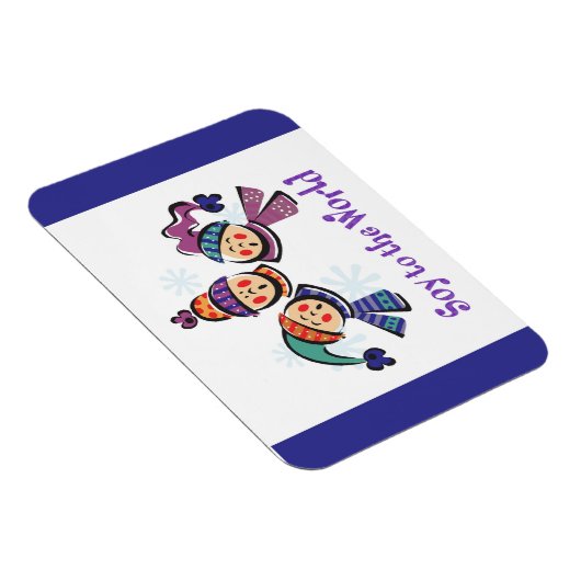 Soy to the World Choir Magneet (Rechterzijde)