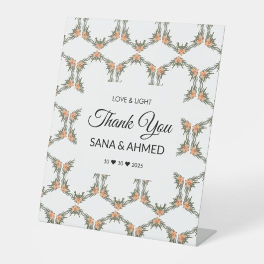 Soy Wax Candle Favoriet Reclamebord Met Voetstuk (Voorkant)