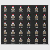 Soy What Funny Soy Sauce Pun Dark BG Cadeaupapier (Vlak)