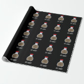 Soy What Funny Soy Sauce Pun Dark BG Cadeaupapier (Uitgerold)