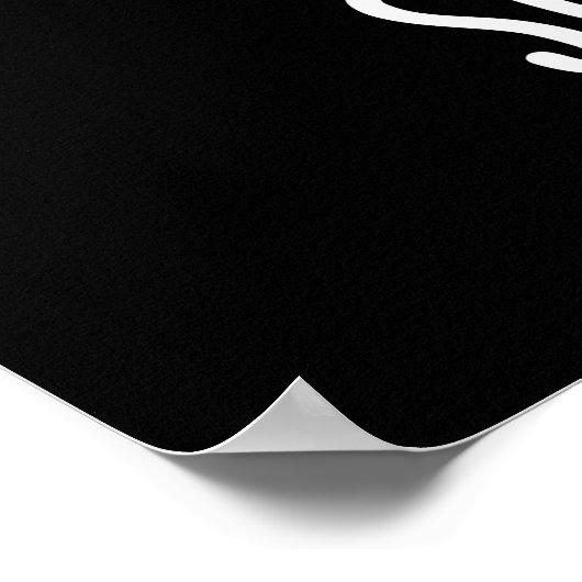 Soy What Funny Soy Sauce Pun Dark BG Poster (Hoek)