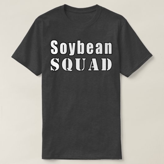 Soybean Squad Farmer Funny Soybeans   T-shirt (Design voorkant)