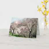 "Soyez à la paix…" carte de sympathie (Fleur jaune)