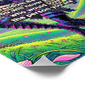 "Soyez audacieux, soyez vous" Papier à poster mat (Coin)