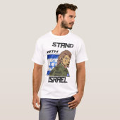 SOYEZ AVEC LE T-shirt ISRAËL (Devant entier)