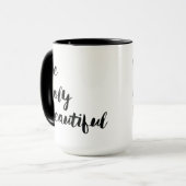 "Soyez belle" tasse double face sainte de (Devant gauche)