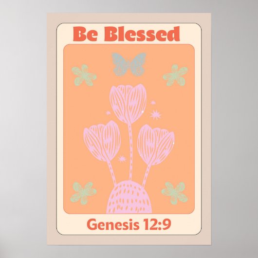 Soyez béni / Coloré / Poster / Chrétien (Devant)