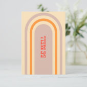 Soyez bien Carte pour notes - Flora (Debout devant)