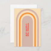 Soyez bien Carte pour notes - Flora (Devant / Derrière)