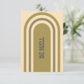 Soyez bien Carte pour notes - Terre (Debout devant)