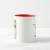 "Soyez bien en forme bientôt" Mug de café blanc cl (Centre)