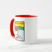 "Soyez bien en forme bientôt" Mug de café blanc cl (Devant gauche)