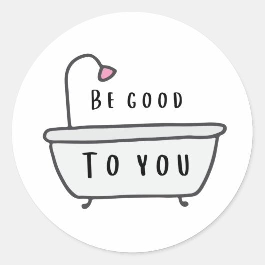 Soyez Bon Avec Vous Stickers (Devant)