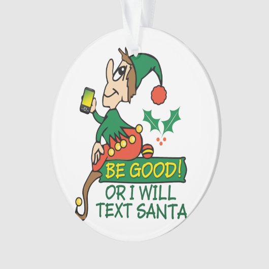 Soyez bon dit Noël Elf (devant)