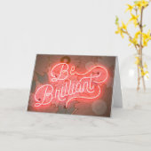 Soyez brillant - Vous avez cette carte d'inspirati (Fleur jaune)