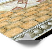Soyez calme, Psaume 46:10 - Art mural (Coin)