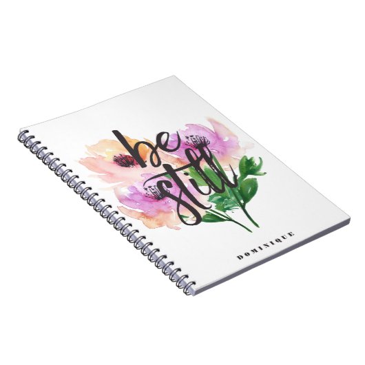 Soyez carnet personnalisé par fleurs encore pour (Côté Droit)