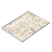 "Soyez" carnet vintage (Côté gauche)