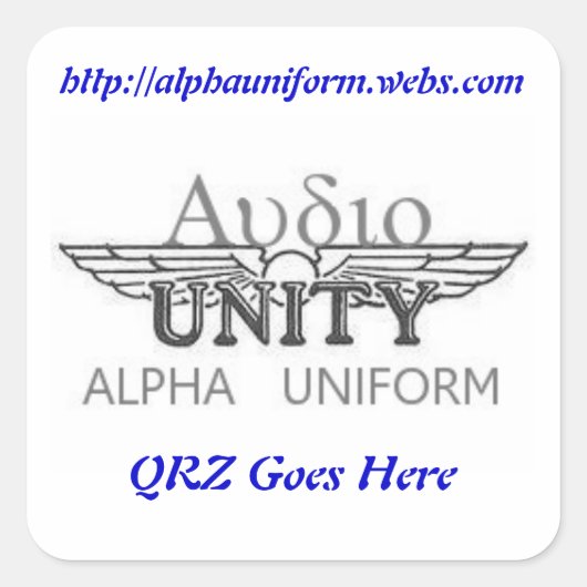 Soyez Carré AU Sticker (Devant)