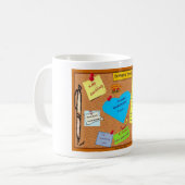 Soyez conception heureuse de tasse de table des (Devant gauche)