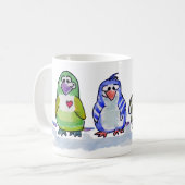 Soyez Cool Cartoon Penguins Mug (Devant gauche)