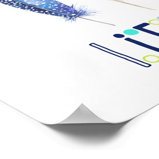 Soyez courageux Petite impression d'art (Coin)