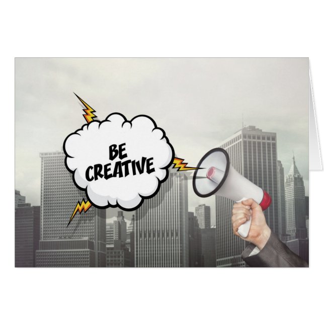 Soyez créatif (Devant horizontal)