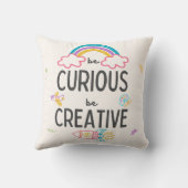 Soyez curieux Soyez créatif - Coussin (Verso)