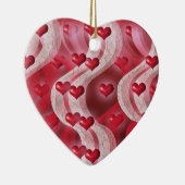 "Soyez décoration rouge de coeur de mon valentine" (Droite)