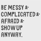 Soyez des autocollants de vinyle (Devant)