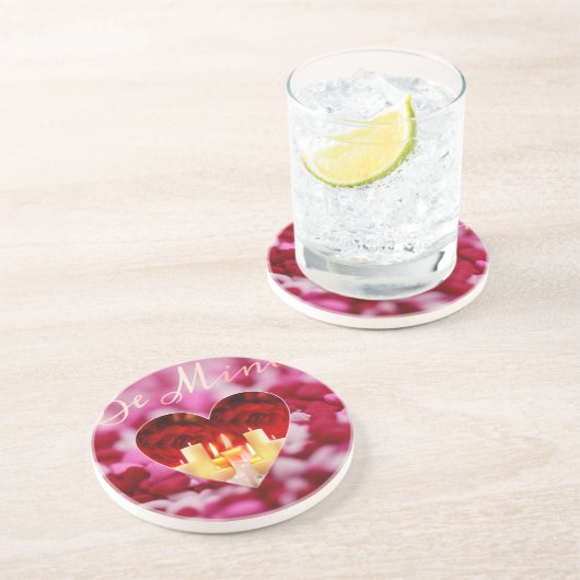 Soyez des dessous de verre de grès minier (Côté)