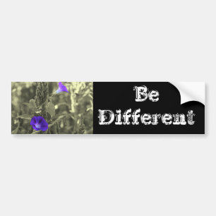 Soyez différent Sticker pare-chocs Inspirationnel