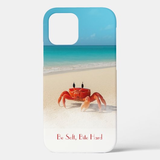 Soyez doux, mou dur - iPhone 12 Coque dur (Verso)