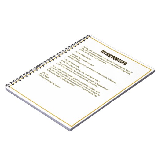 Soyez encouragé Journal (Côté gauche)