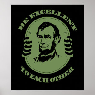 Soyez excellente affiche