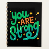 Soyez fort Carnet de planificateur de calendrier c (Devant)