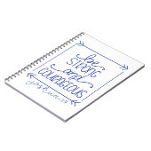 Soyez fort et courageux Carnet (Côté gauche)