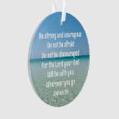 Soyez fort Inspirationnel Bible Verset Noël (devant)