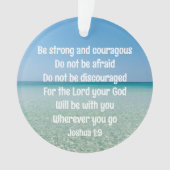 Soyez fort Inspirationnel Bible Verset Noël (devant)
