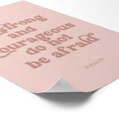 Soyez fort poster Joshua 1:9 (Coin)