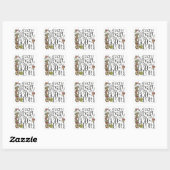 Soyez fort - Sticker Carré (Feuille)