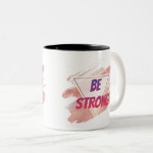 Soyez forte puissance Triangle Mug (Devant droit)