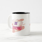 Soyez forte puissance Triangle Mug (Devant gauche)