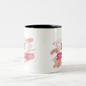 Soyez forte puissance Triangle Mug (Centre)