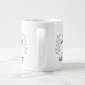 Soyez forts et prenez courage tasse de café géant (Dos)