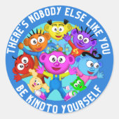 Soyez Gentil À Votre Sticker /L'Équipage Peek-A-Bo (Devant)
