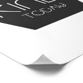 Soyez gentil aujourd'hui - Affiche de déco maison (Coin)