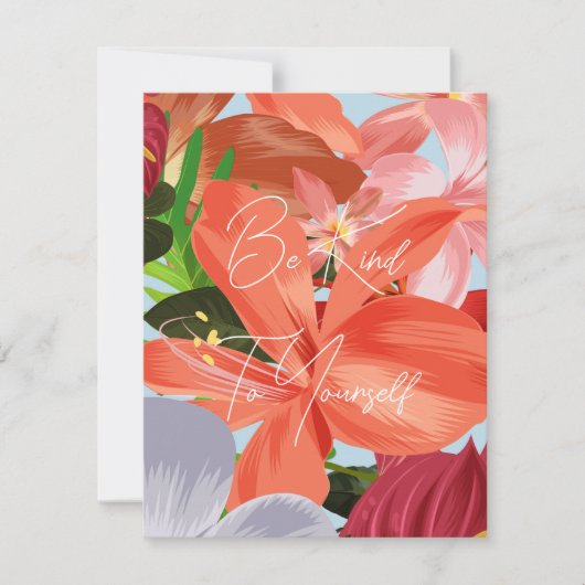 Soyez Gentil Avec Votre Carte Plat (Devant)