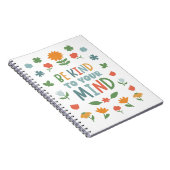 Soyez gentil avec votre esprit Floral Journal (Côté Droit)